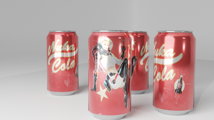 Rendering of multiple cans